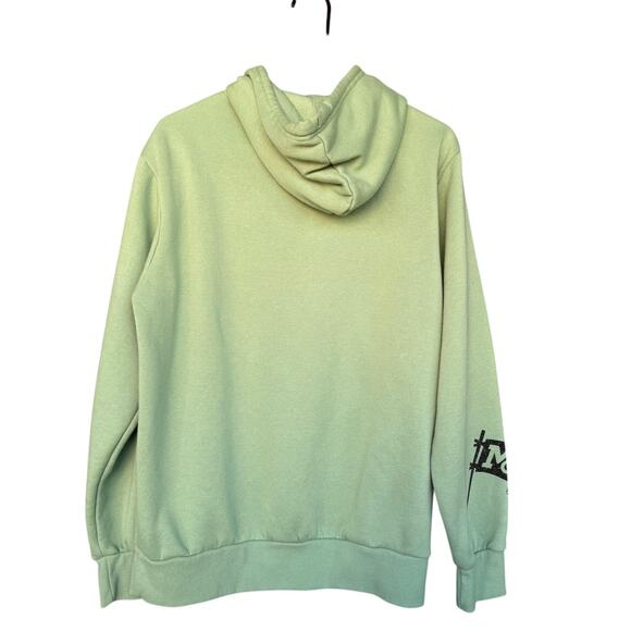 Disney Mickey Mouse Hoodie Mens Medium Sage Green Tennis Graphic 1928 Pullover - Picture 2 of 8